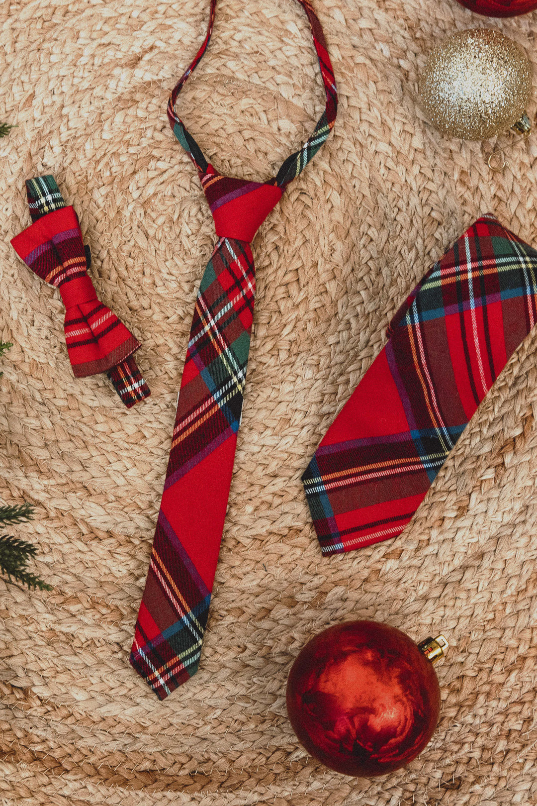 Holiday Plaid Men's Tie