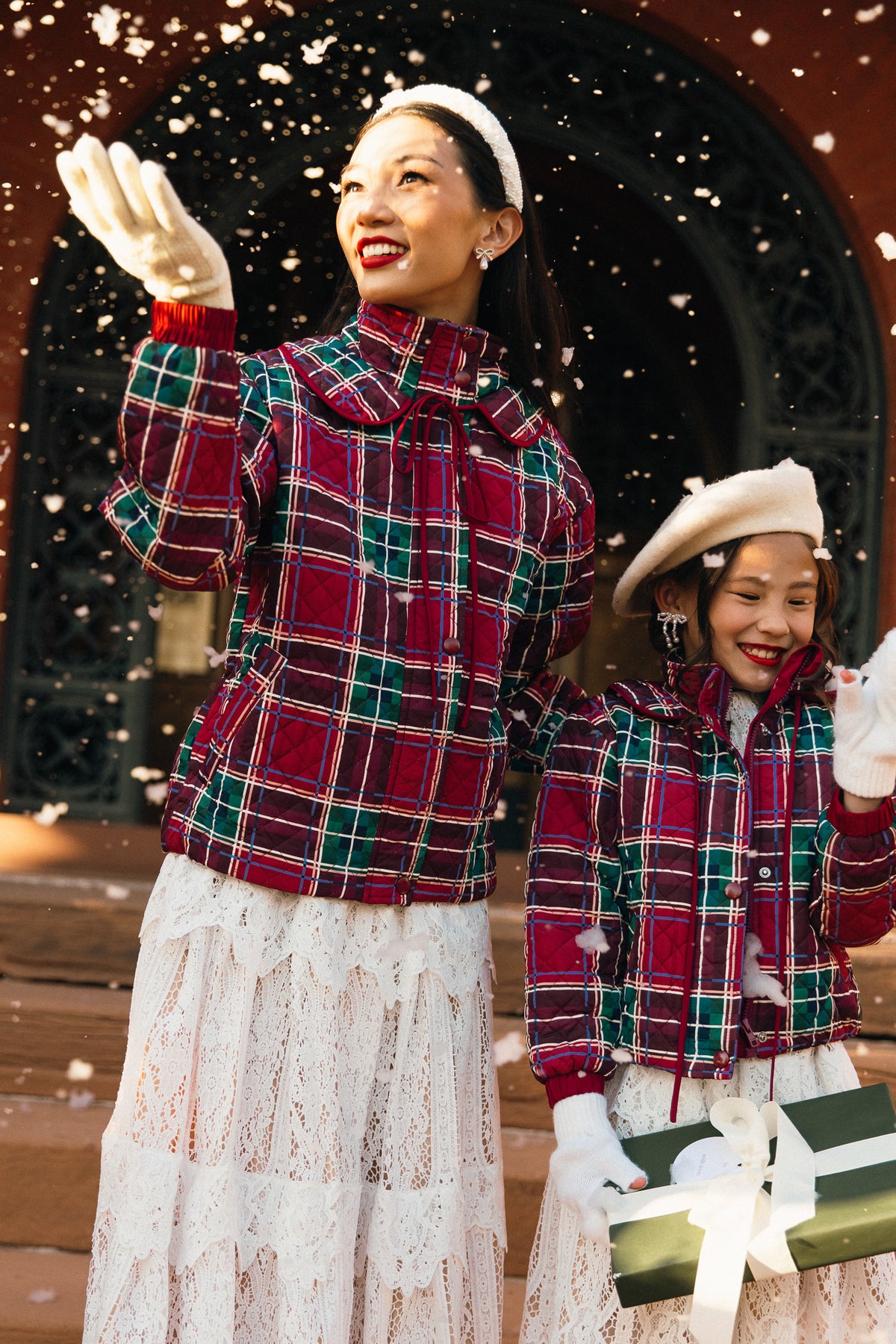 McKenna Quilted Jacket in Holiday Plaid Ivy City Co