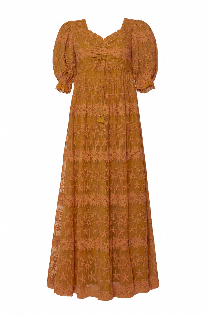 Honey Dress in Brown Lace - FINAL SALE