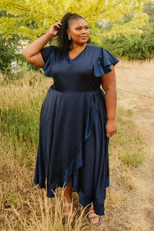 Callie Dress in Navy