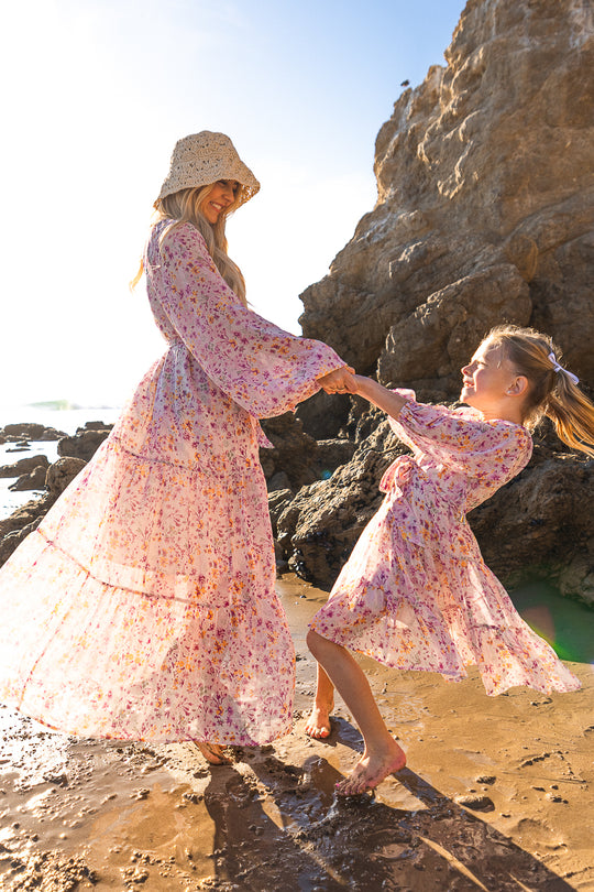 Imogen Dress in Blush