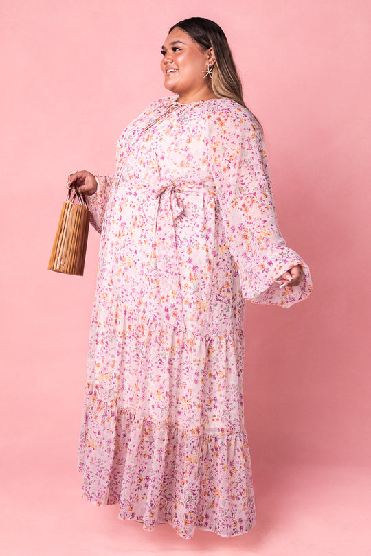 Imogen Dress in Blush