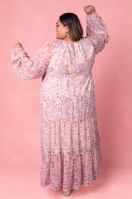 Imogen Dress in Blush