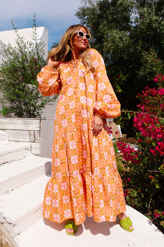 Imogen Dress in Geo