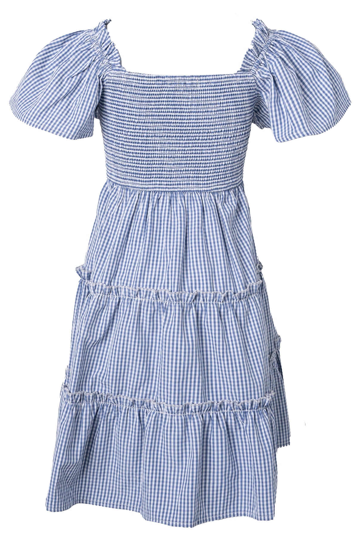 Mini Indie Dress in Blue Gingham – Ivy City Co