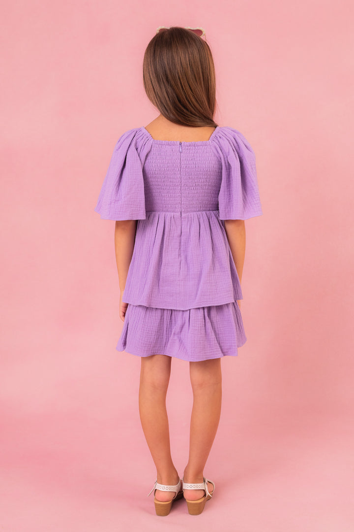 Mini Iris Dress in Lavender