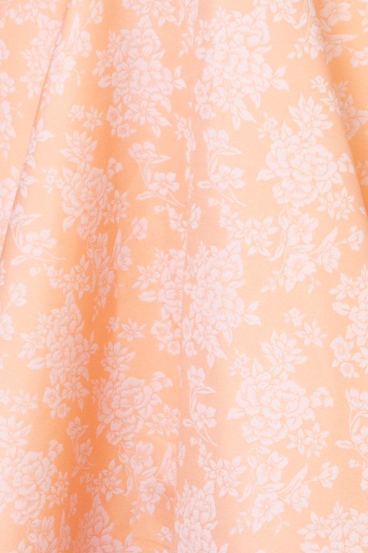 Mini Ivanna Dress in Peach