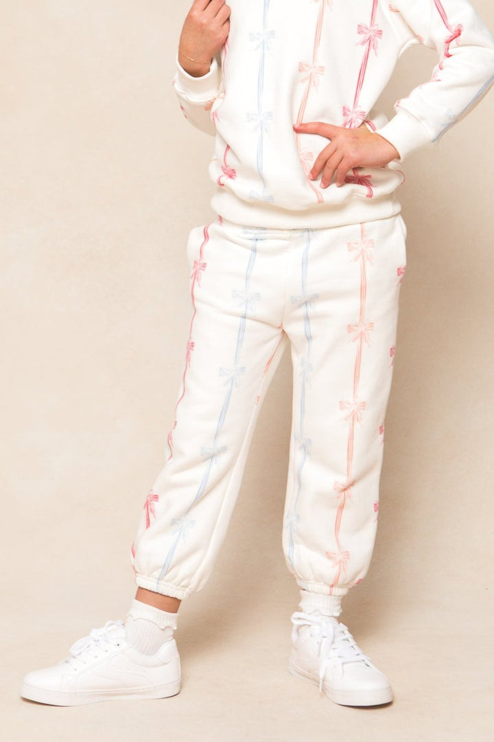 Mini Ivy Classic Sweatpants in Bow Print