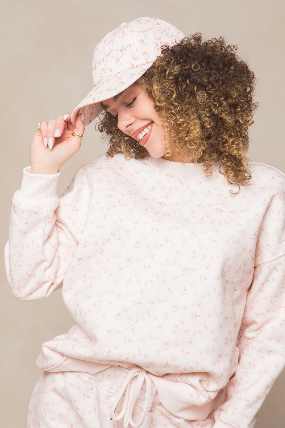 Ivy Hat in Madeline Pink Floral