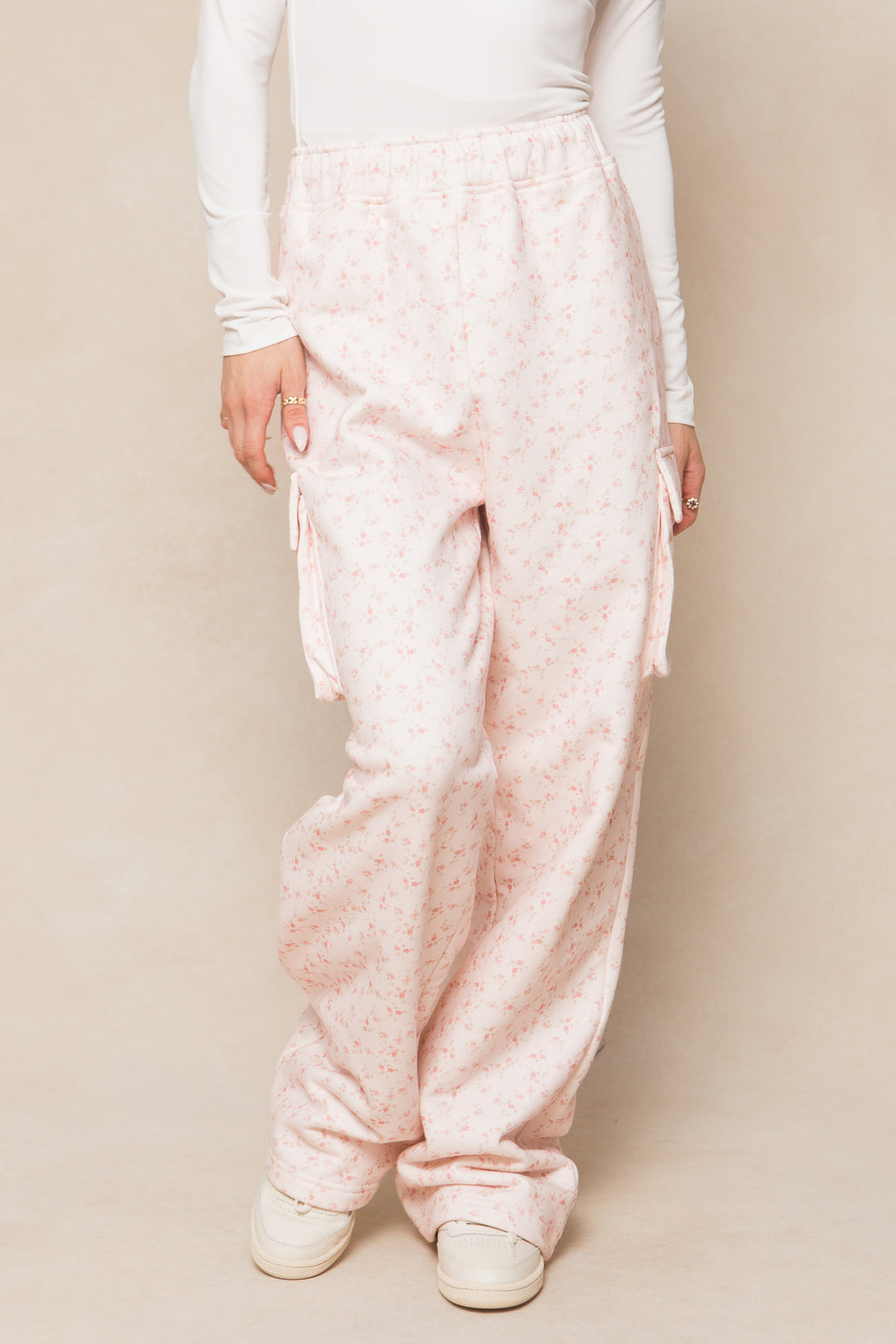 Ivy Cargo Sweatpants in Madeline Pink Floral