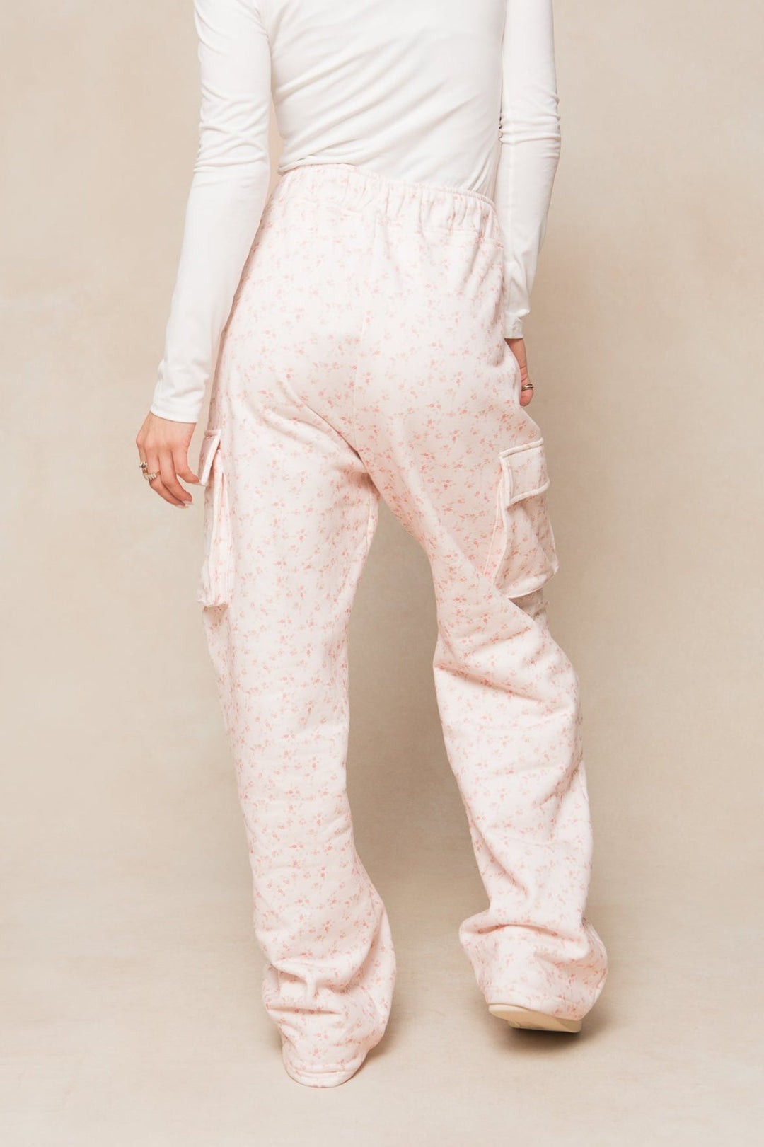 Ivy Cargo Sweatpants in Madeline Pink Floral