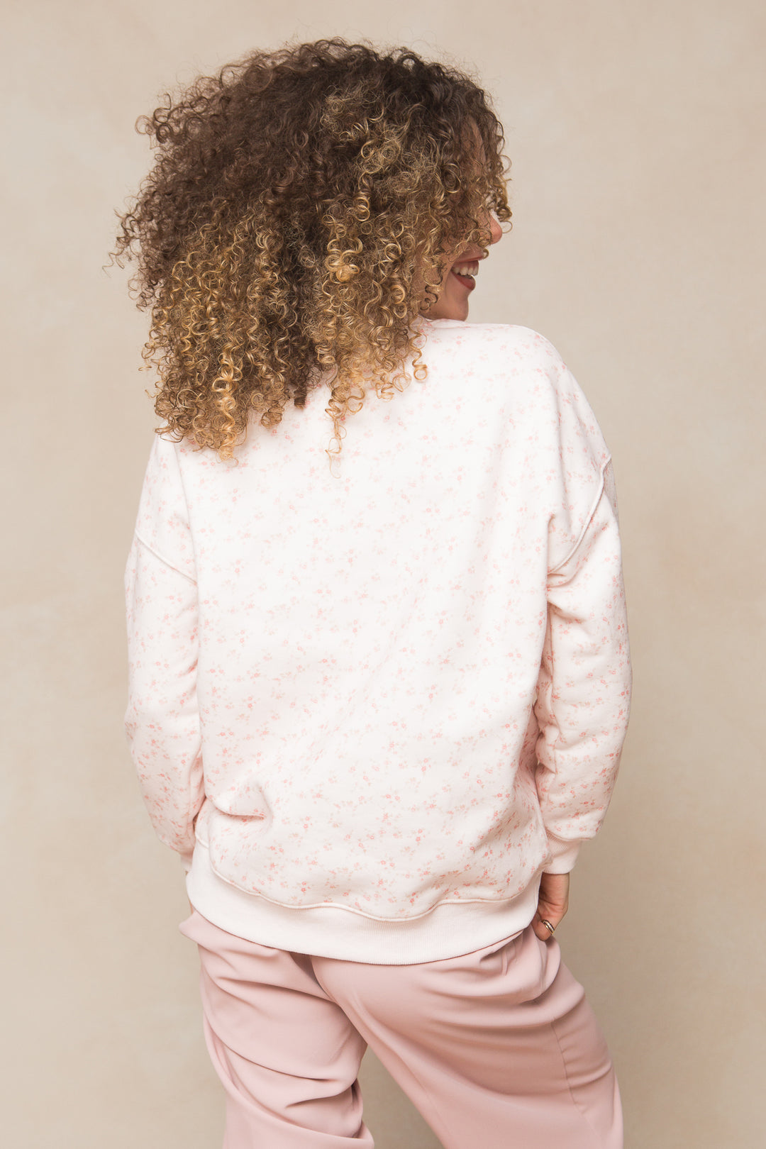 Ivy Crewneck Sweatshirt in Madeline Pink Floral