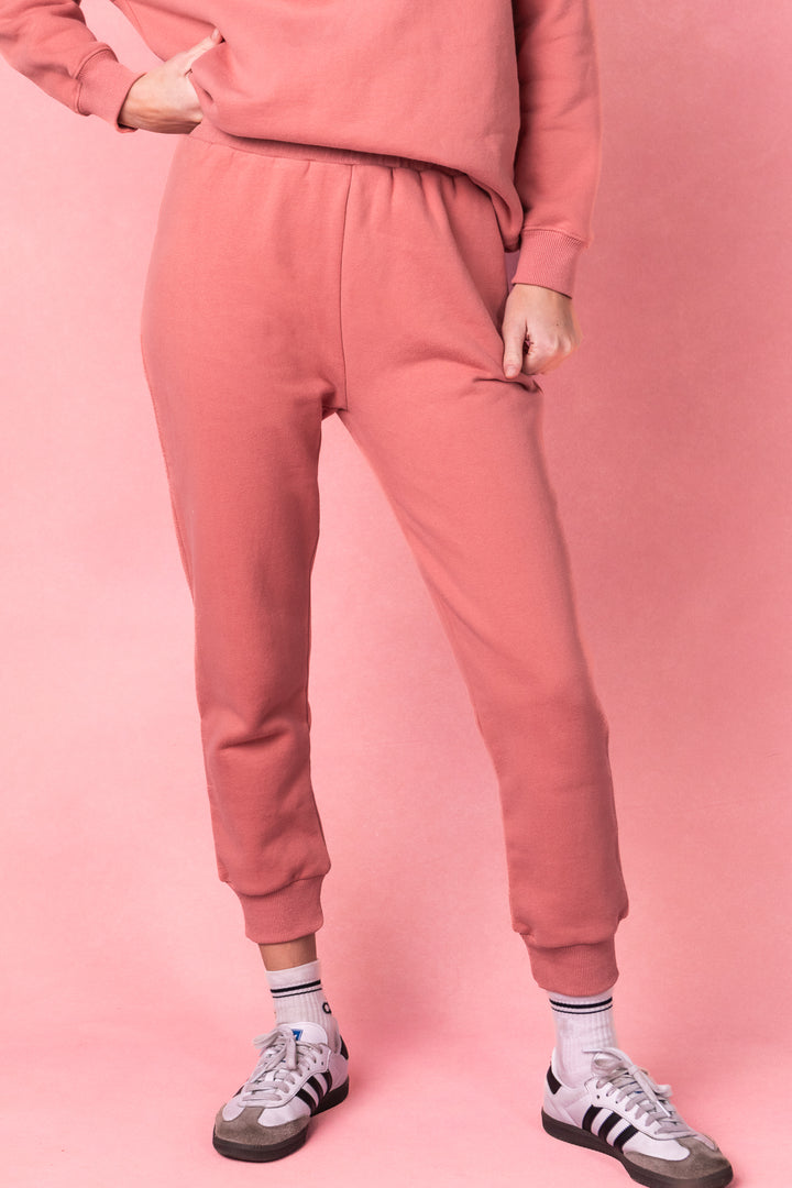 Ivy Jogger Sweatpants in Pink