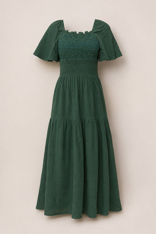 Jade Dress in Evergreen – Ivy City Co