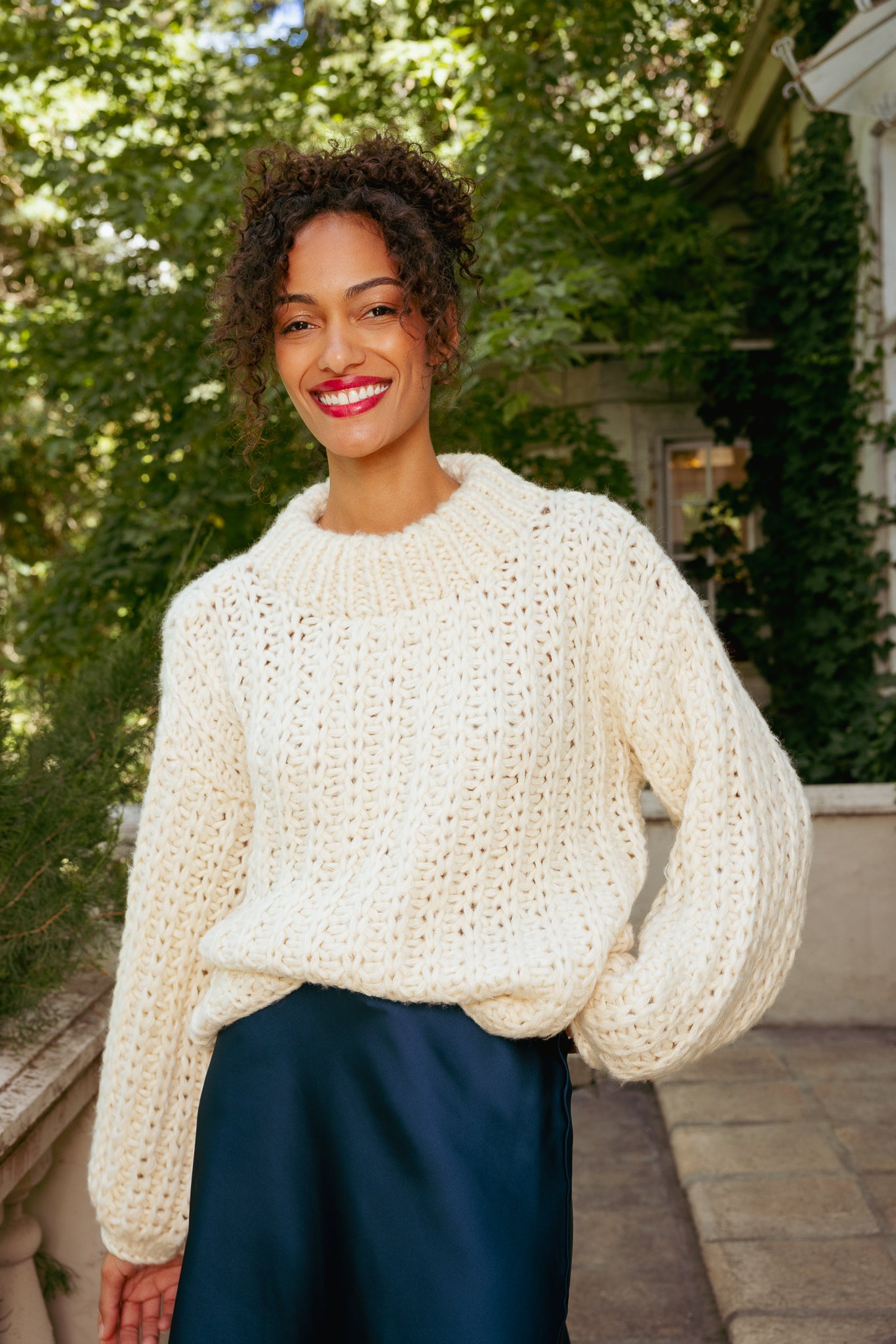Julia Sweater in Cream – Ivy City Co