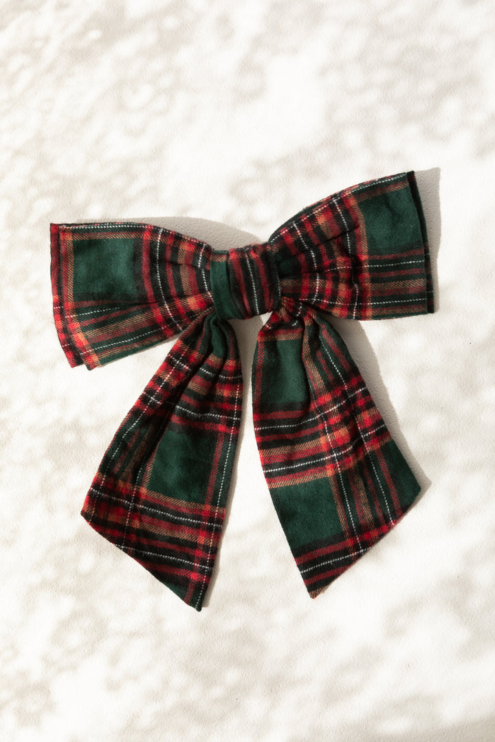 Ivy City x Kaxi Hattie Holiday Plaid Midi Bow