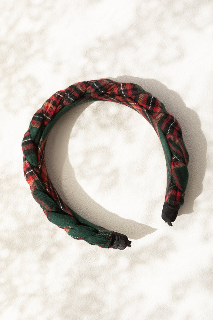 Ivy City x Kaxi Hattie Holiday Plaid Padded Headband