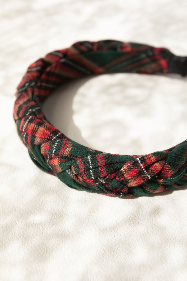 Ivy City x Kaxi Hattie Holiday Plaid Padded Headband