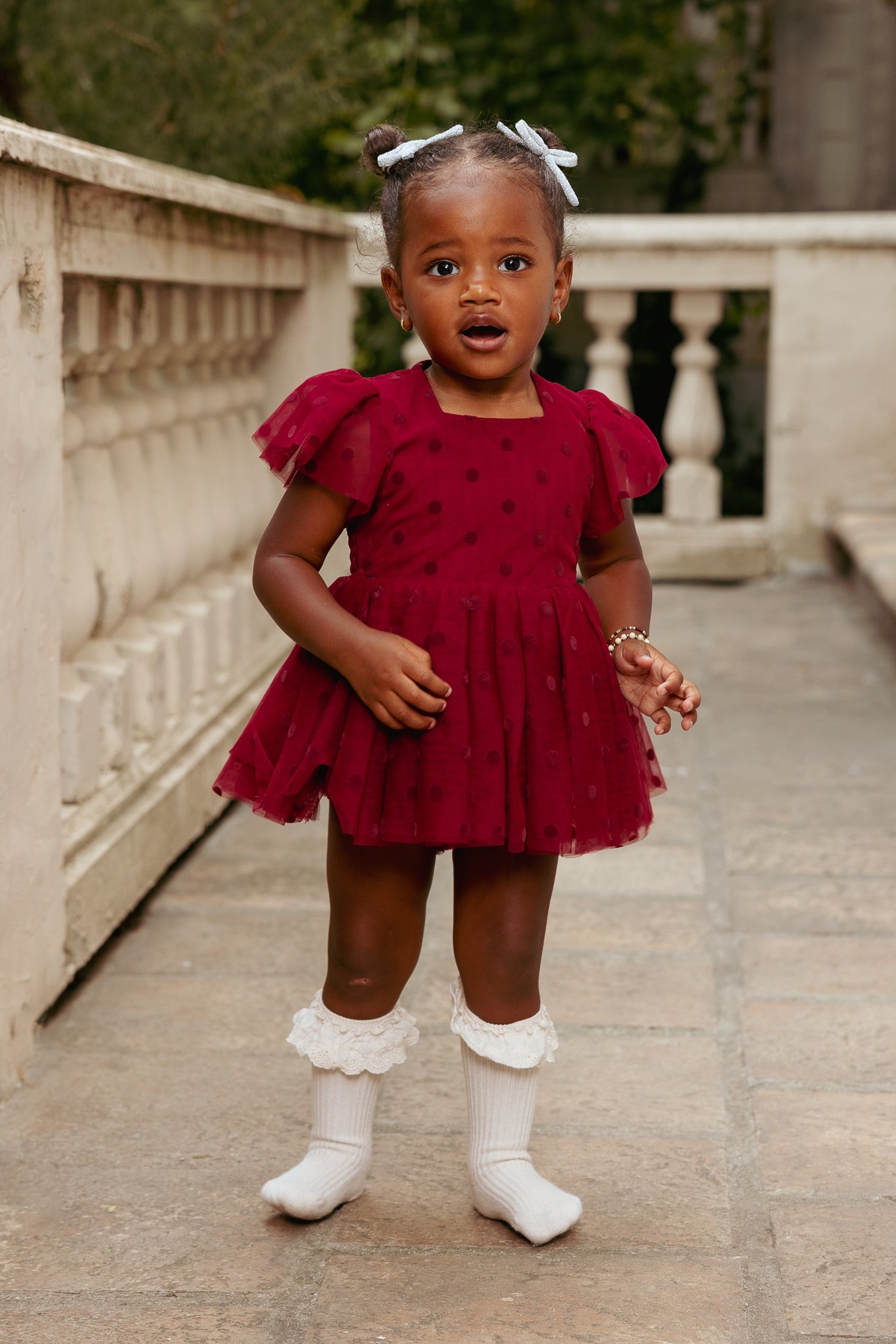 burgundy toddler dresses Baby Solange Dress Set in Tulle 6-9M but you can choose matching Long Prom Dress: Tiffany Size:7X10FT(2.1X3M)
