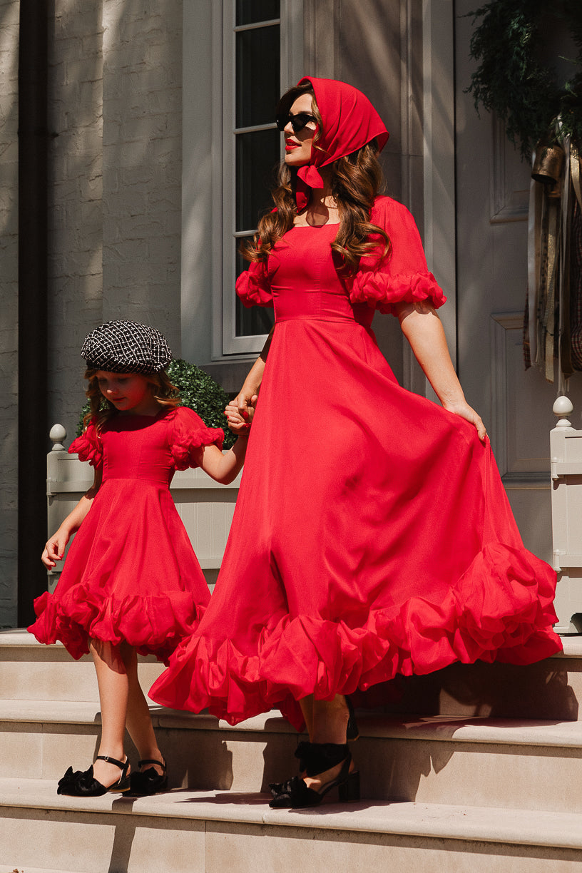 Kendy Dress in Red