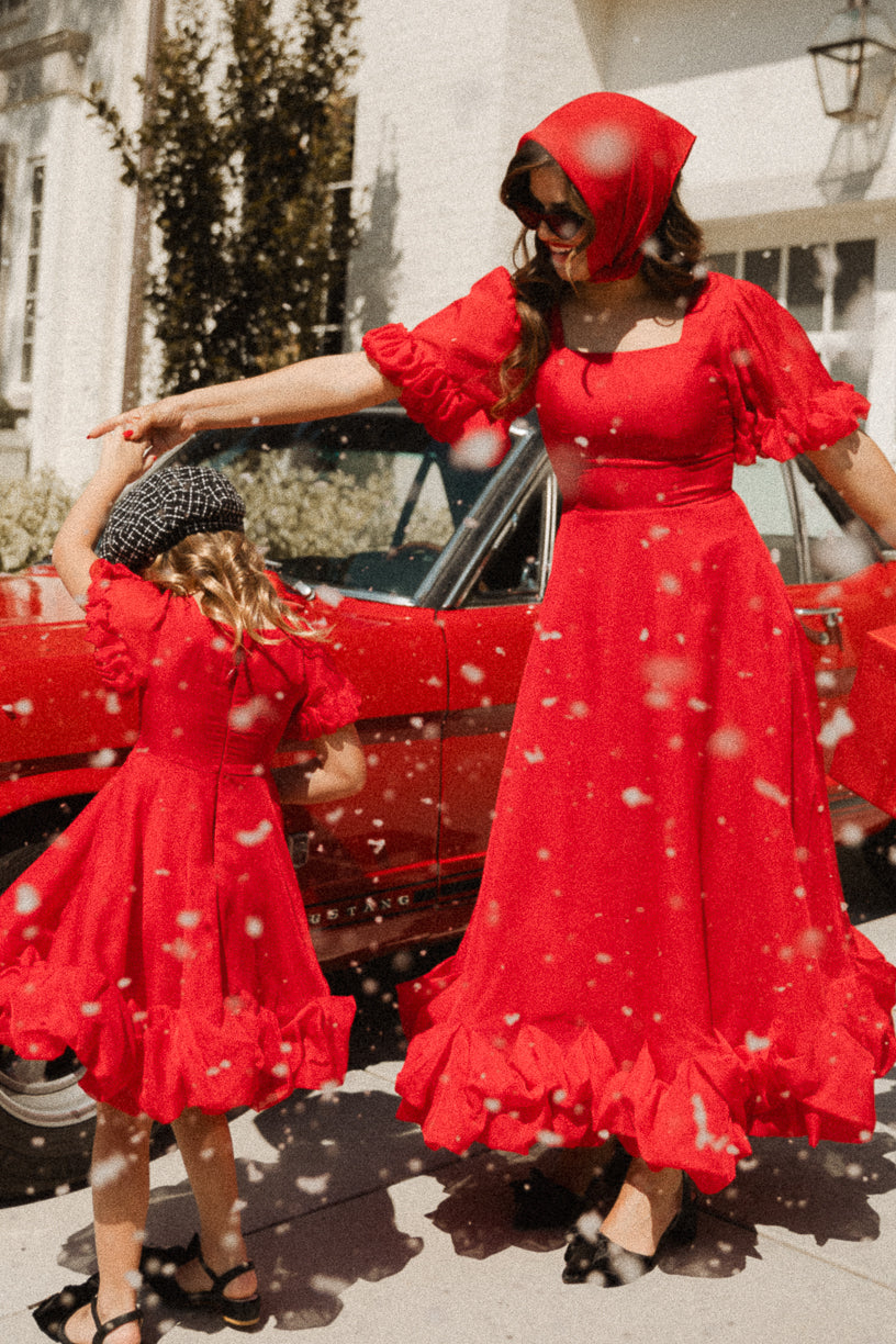 Kendy Dress in Red