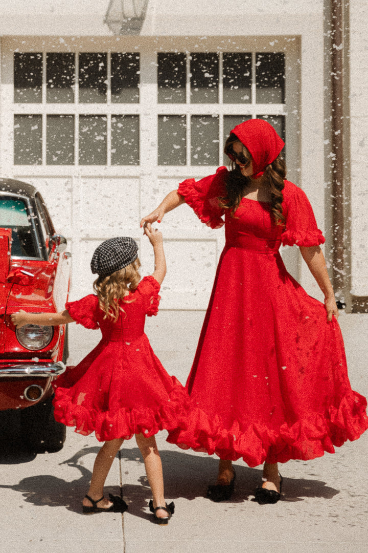 Kendy Dress in Red