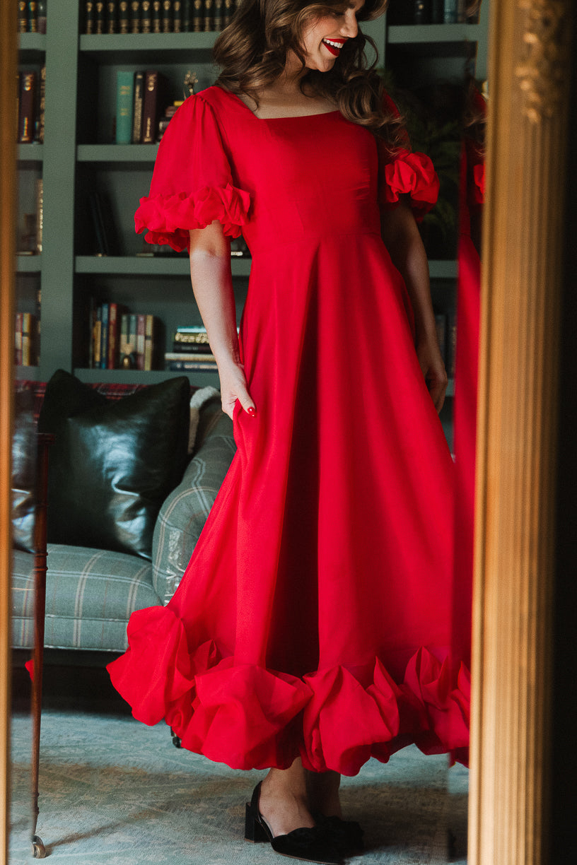 Kendy Dress in Red - FINAL SALE