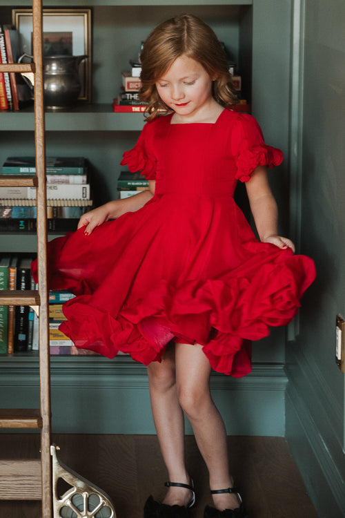 Mini Kendy Dress in Red