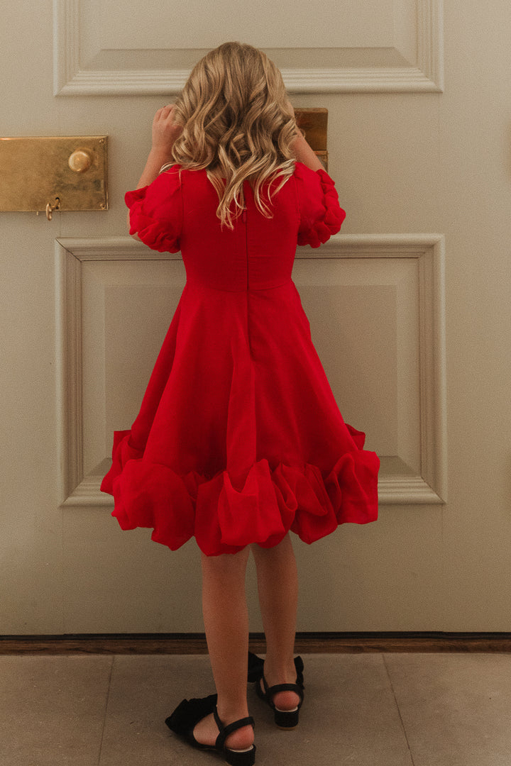 Mini Kendy Dress in Red