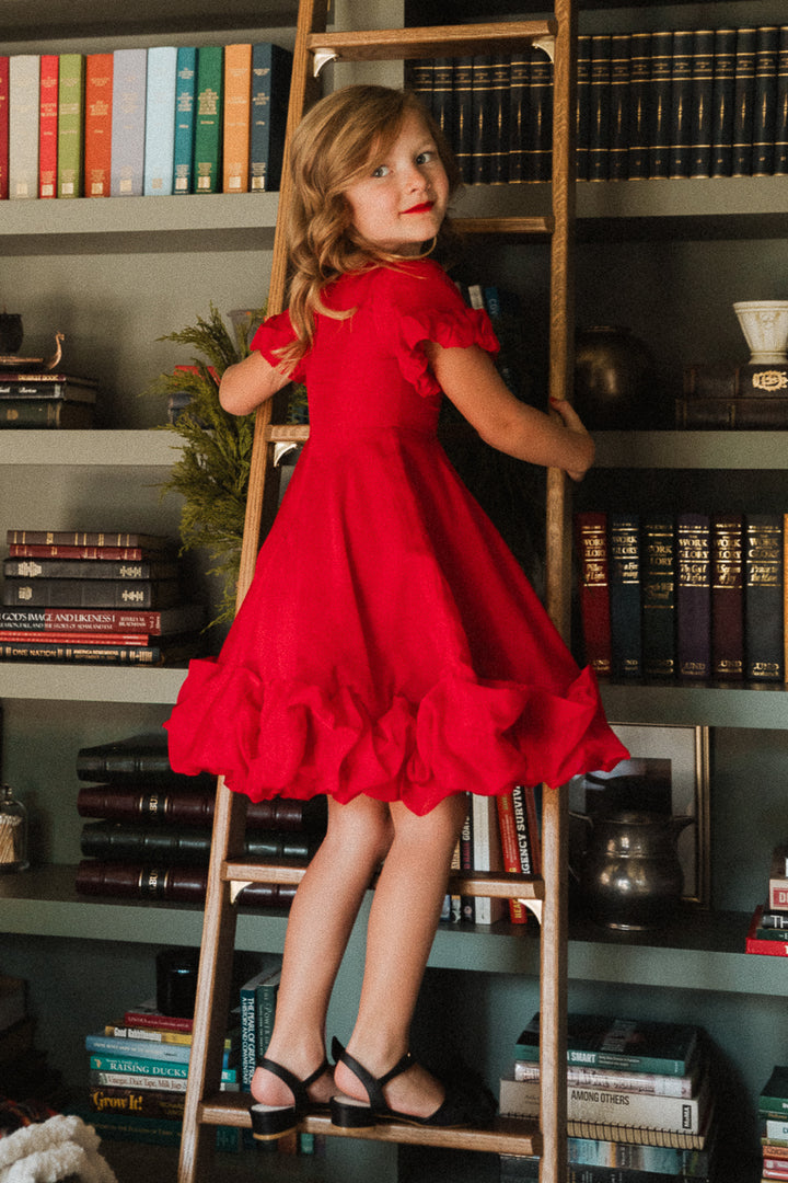 Mini Kendy Dress in Red