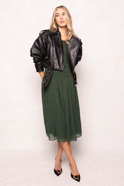 chinese dress ladies Kimberly Dress in Green – Ivy City Co