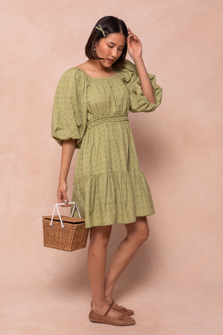 Kinsey Dress in Green