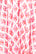 Patterned fabric with pink and red floral design on a white background