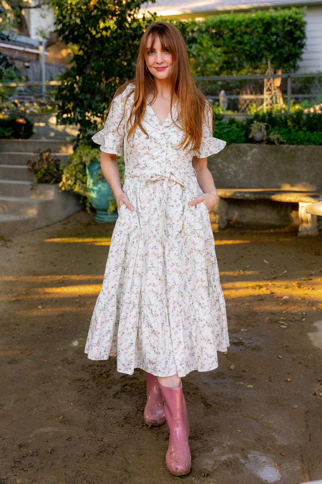 Sutton Dress Made With Liberty Fabric