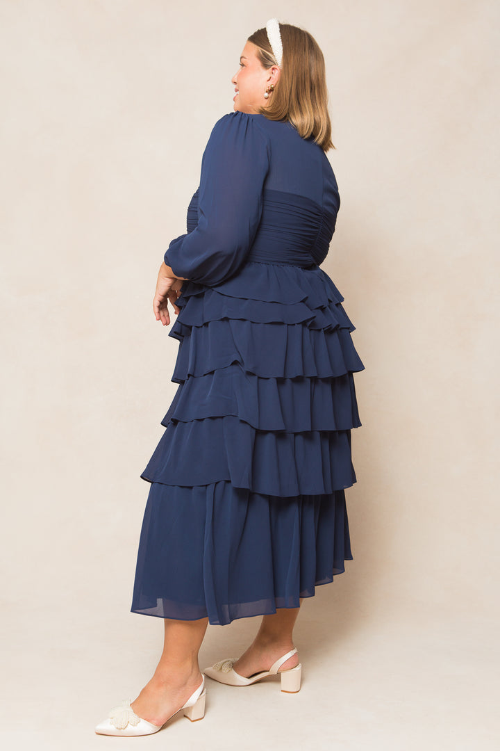 Larsa Dress in Blue - FINAL SALE