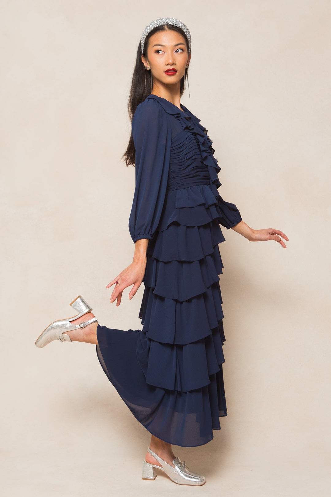 Larsa Dress in Blue