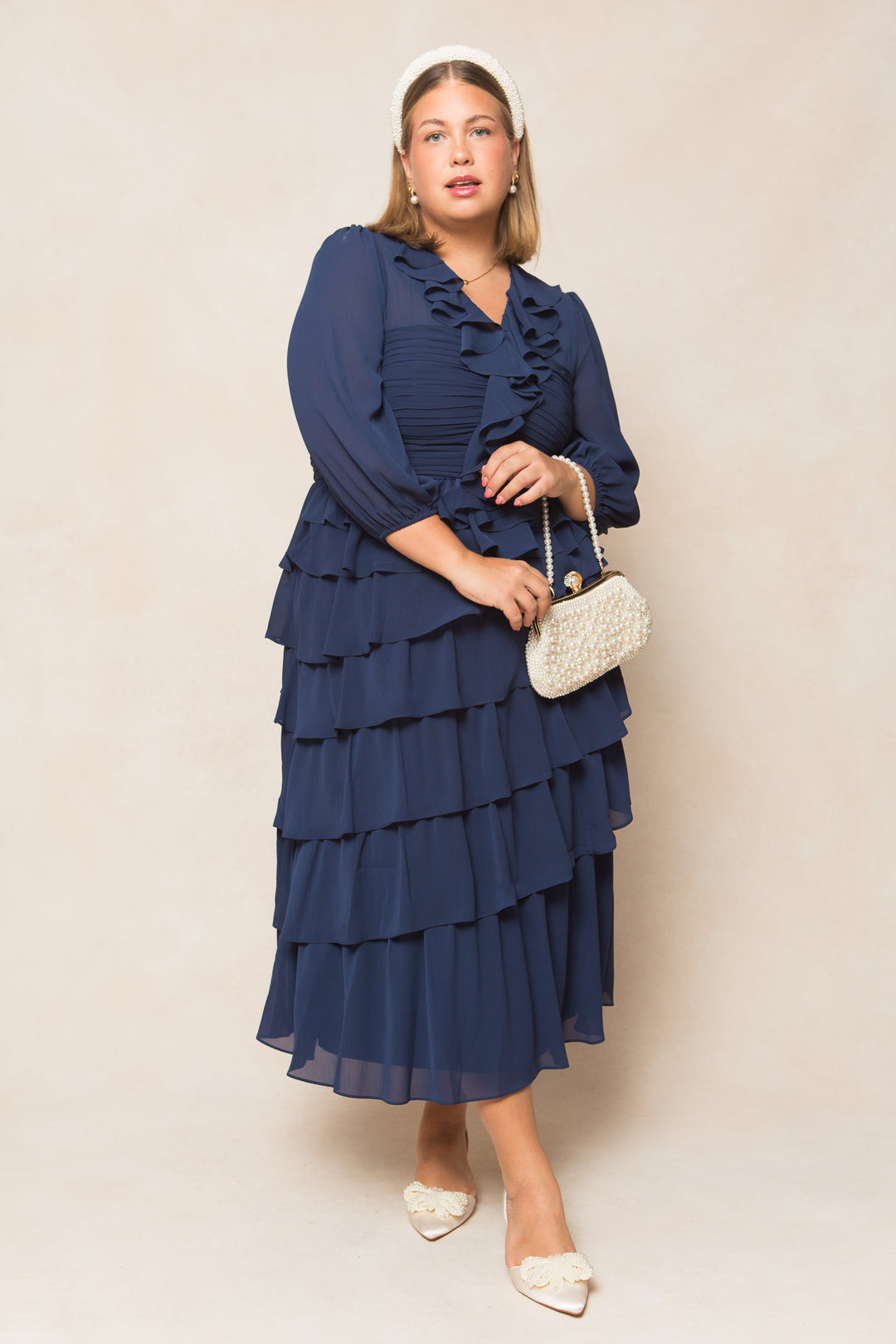 Larsa Dress in Blue - FINAL SALE