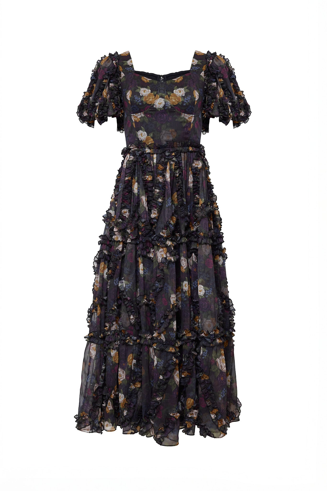 Layla Dress in Winter Floral – Ivy City Co