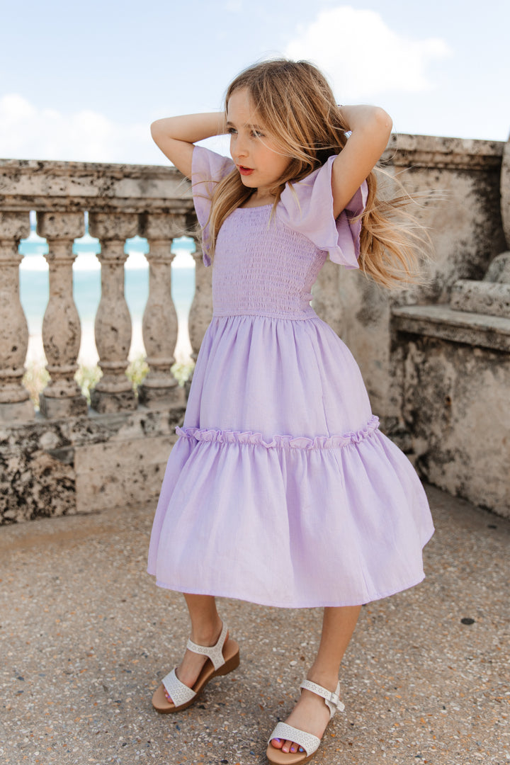 Mini Lennon Dress in Lavender