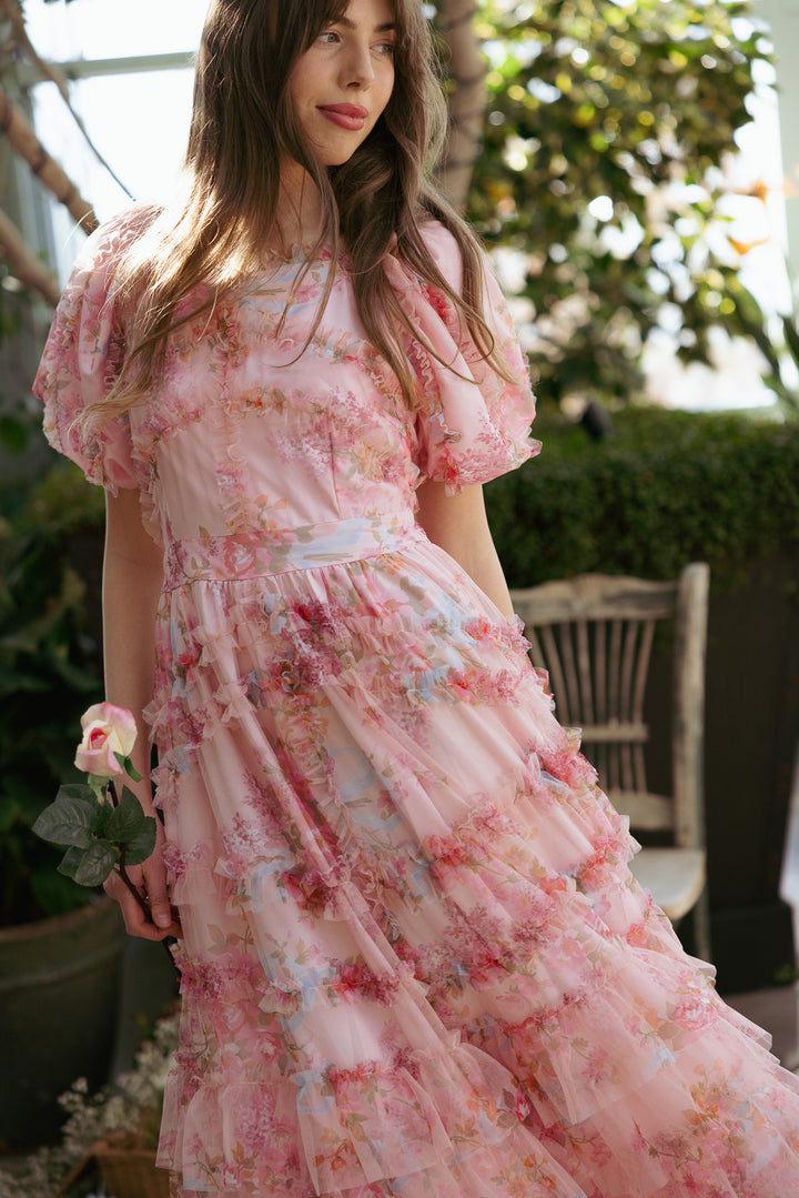 Alessi Dress in Pink Floral