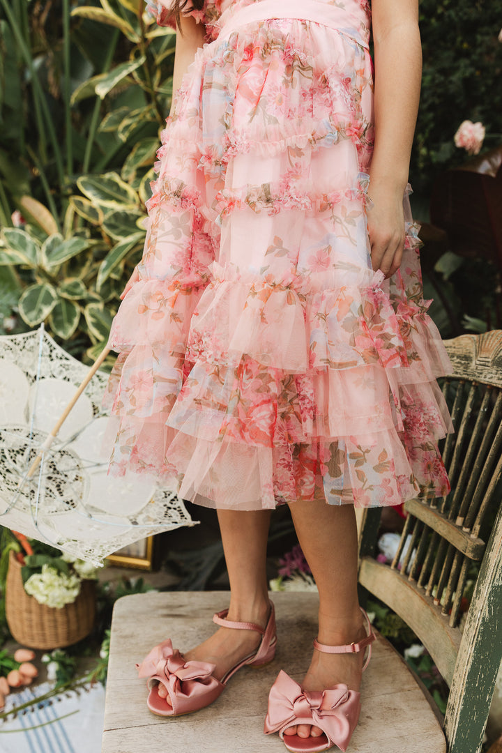 Mini Alessi Dress in Pink Floral