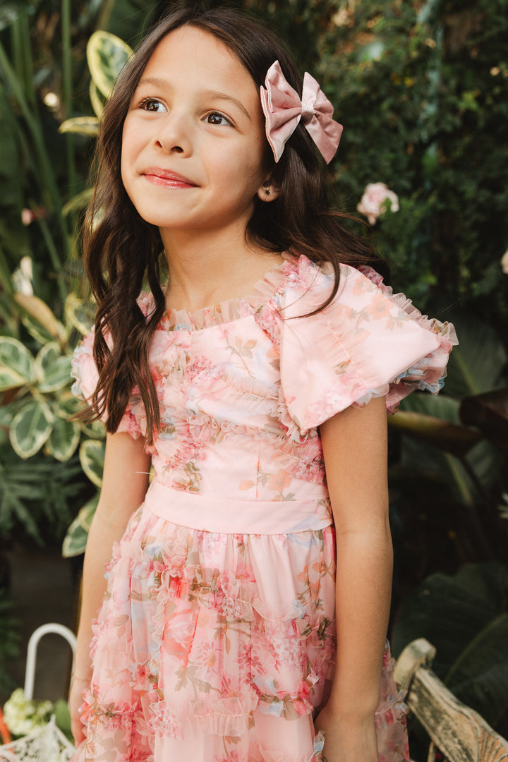 Mini Alessi Dress in Pink Floral