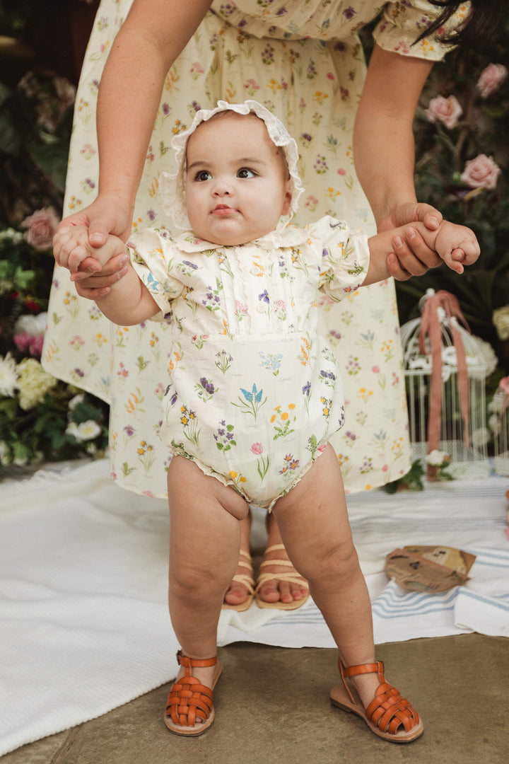 Baby Sophia Romper in Garden Flowers