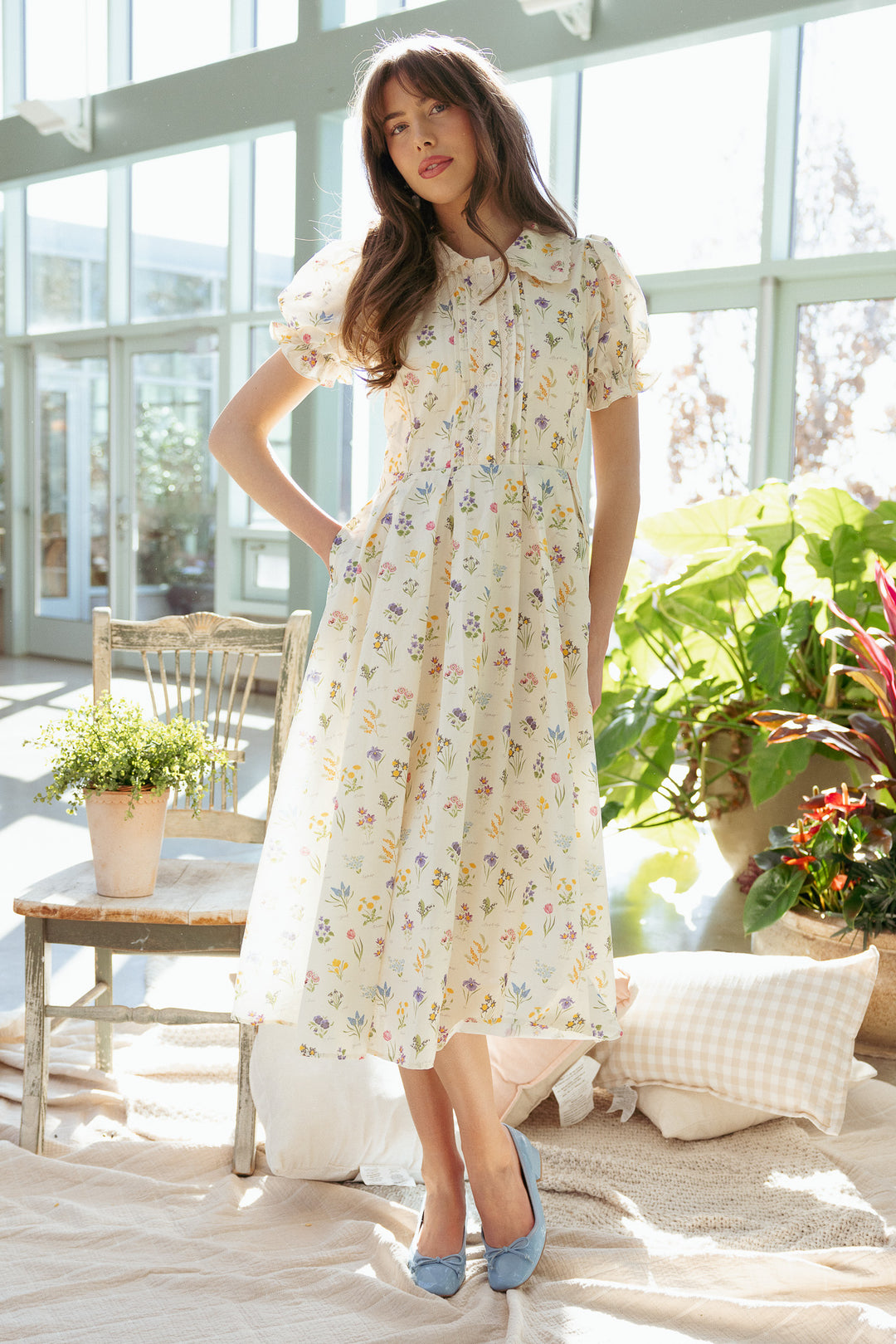 Sophia Dress in Garden Flowers