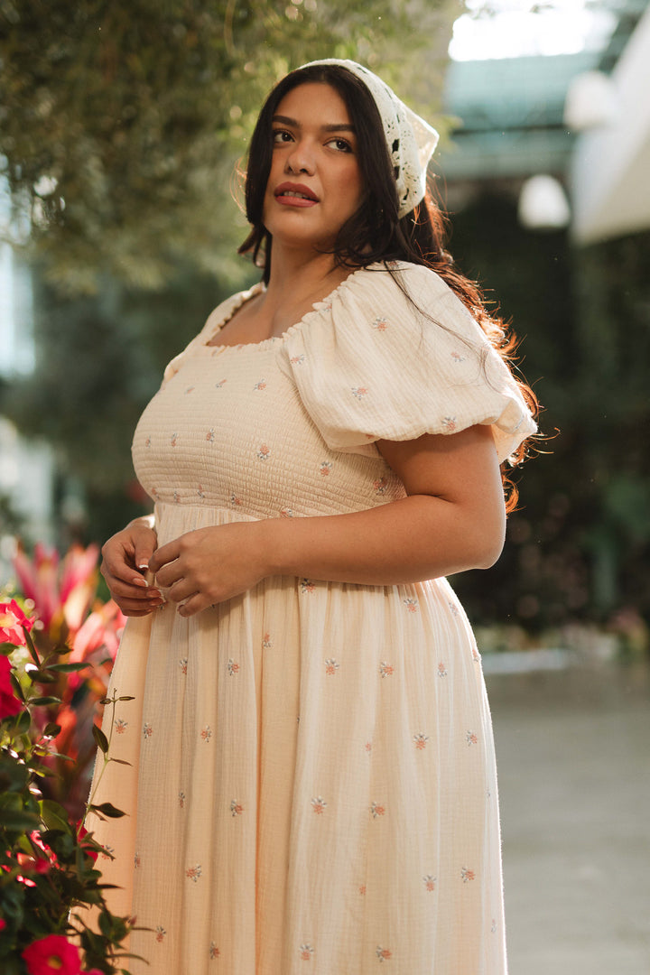 Serendipity Dress in Cream Floral