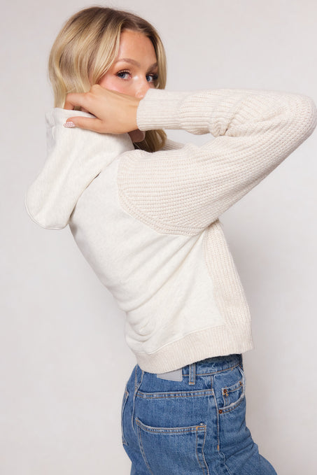 Lisbeth Hoodie in Oatmeal