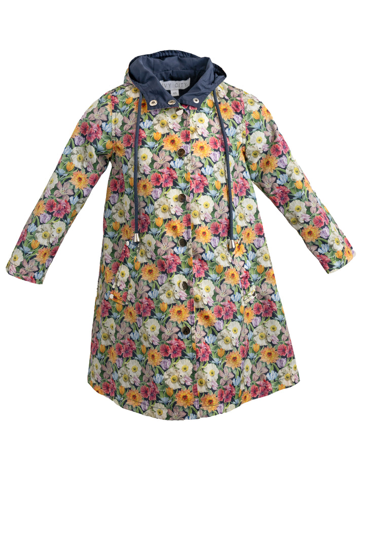 Mini London Raincoat Made With Liberty Fabric