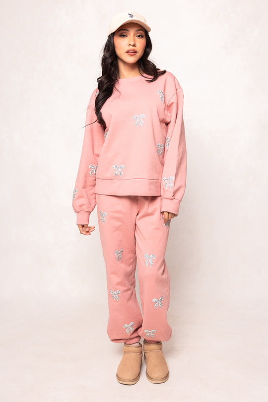 Micah Jogger Sweatpants in Pink