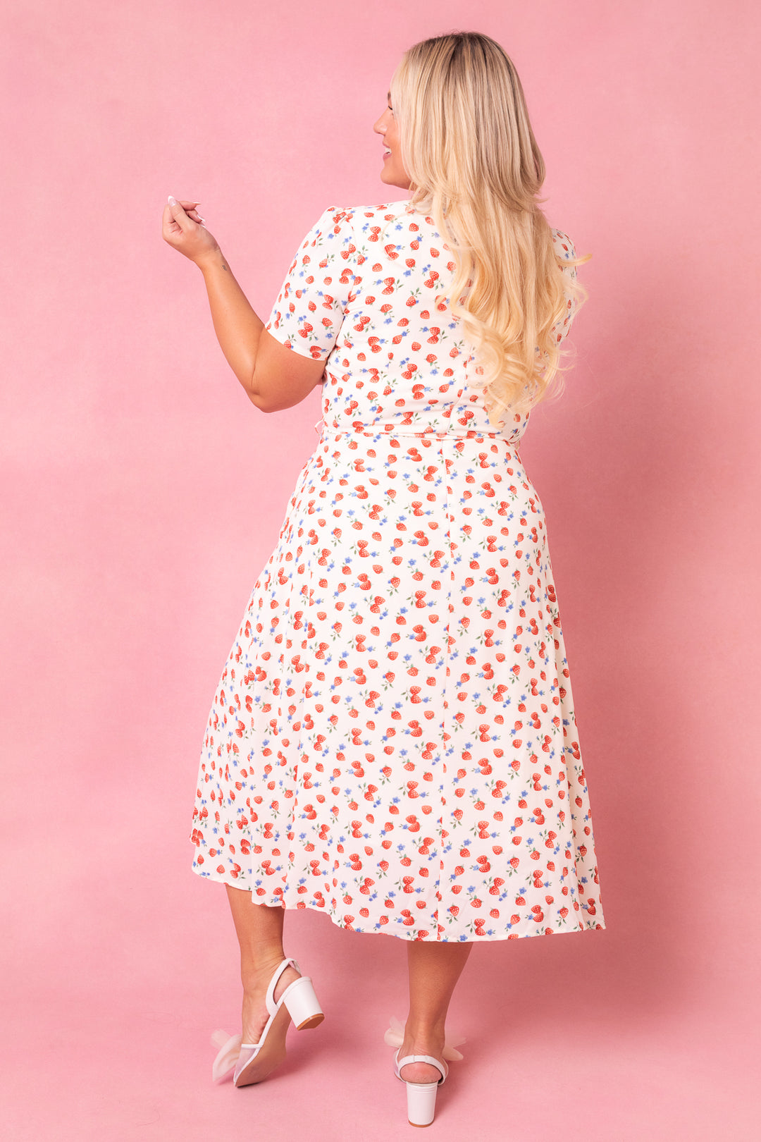Lucy Dress in Strawberry Fields Pattern - Ivy City Co
