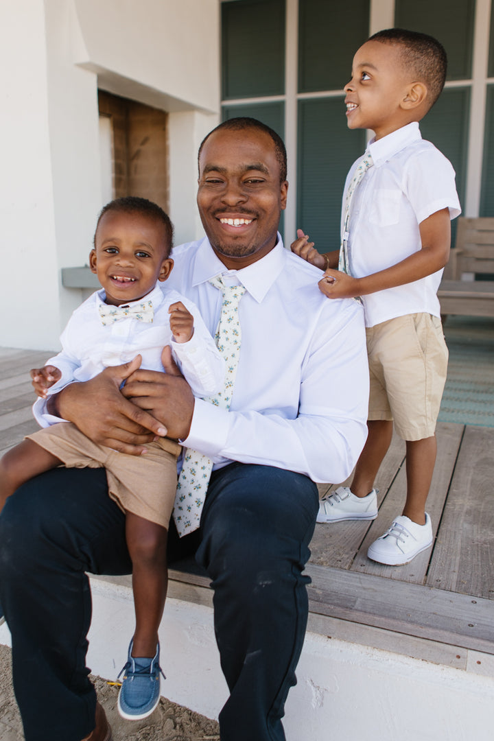 Ties in Madeline Blue Floral